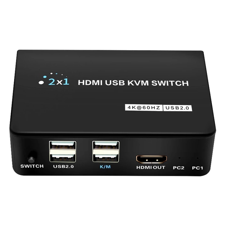 ShopZum PM-11789 4K HDMI USB KVM SWITCH 2X1