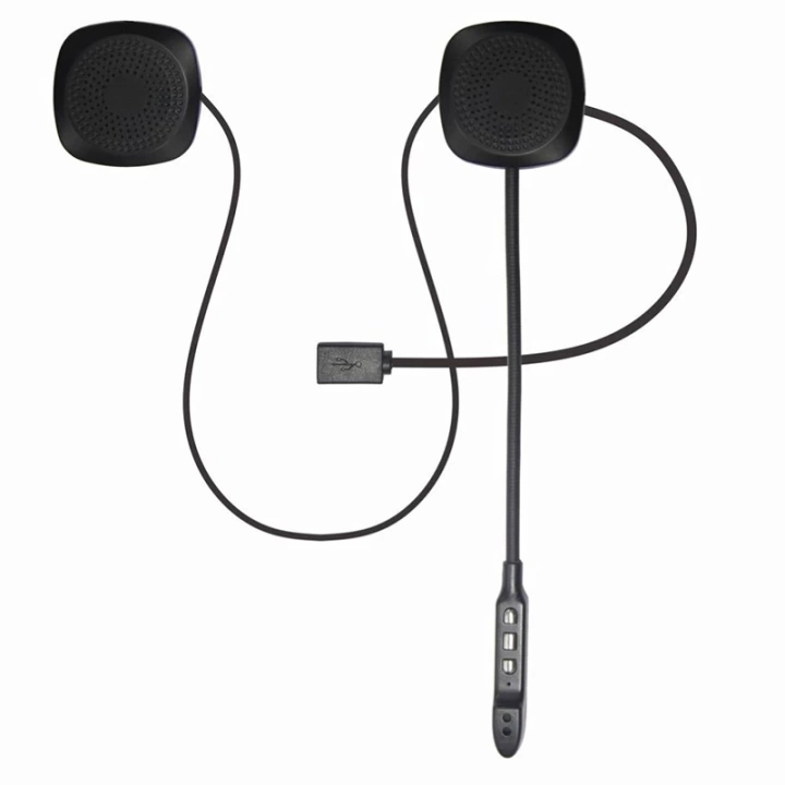 ShopZum PM-14283 BLUETOOTHLU ŞARJLI KASK İÇİ MOTOSİKLET HOPARLÖR VE MİKROFON SETİ