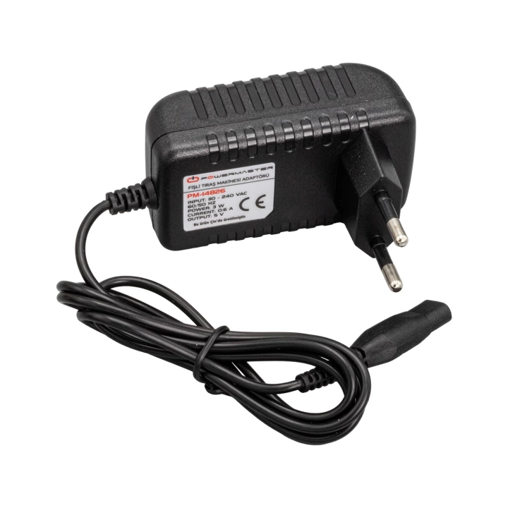 ShopZum PM-14826 5 VOLT - 0.6 AMPER FİŞLİ TIRAŞ MAKİNESİ ADAPTÖRÜ