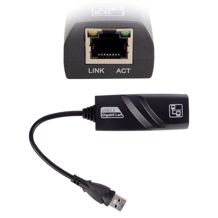 ShopZum PM-16299 USB 3.0 TO ETHERNET 10/100/1000MBPS GİGABİT ETHERNET ÇEVİRİCİ ADAPTÖR