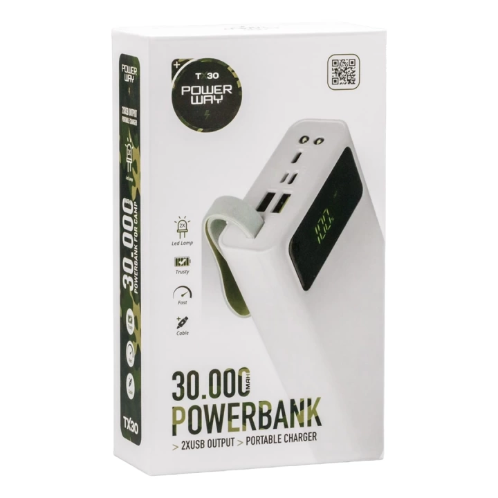 ShopZum  TX30 30000 MAH DİJİTAL GÖSTERGELİ ShopZum POWERBANK