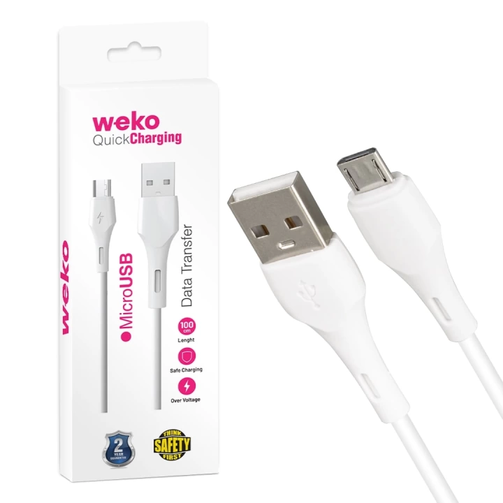 ShopZum  WK-22017 USB TO MICRO USB 1 MT ŞARJ KABLOSU ShopZum KUTULU (NO:5)