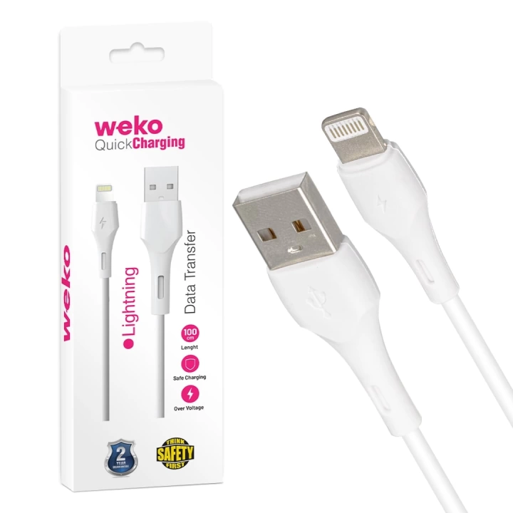 ShopZum  WK-22019 USB TO LIGHTNING 1 MT ŞARJ KABLOSU ShopZum KUTULU (NO:5)