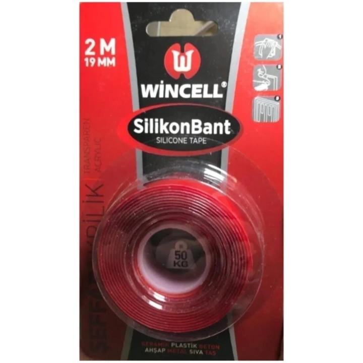 Silikon Çift Taraflı Bant 19mm x 2 Mt Royaleks-CK-4039