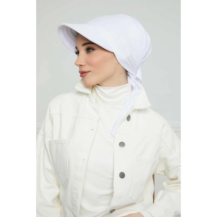 Siperlikli Bandana Bone,b-71 Beyaz