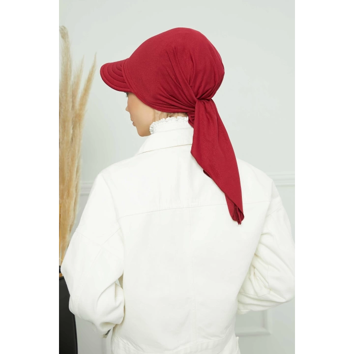 Siperlikli Bandana Bone,b-71 Bordo