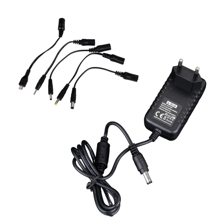 SLX-92A 9 VOLT - 2 AMPER 5 UÇLU UNIVERSAL TABLET PC ADAPTÖRÜ