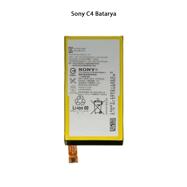 Sony Xperia C4 Telefonlarla Uyumlu Batarya 2600 mAh