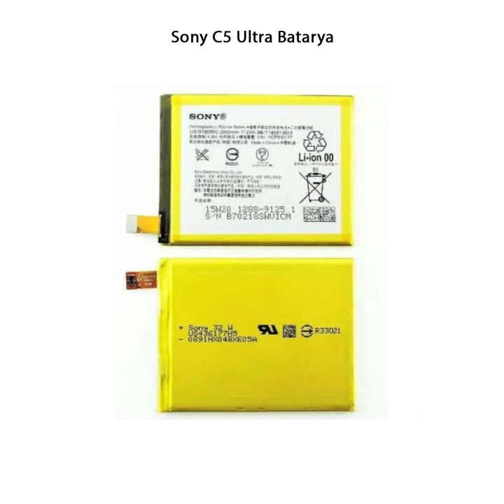 Sony Xperia C5 Ultra Telefonlarla Uyumlu Batarya 2930 mAh