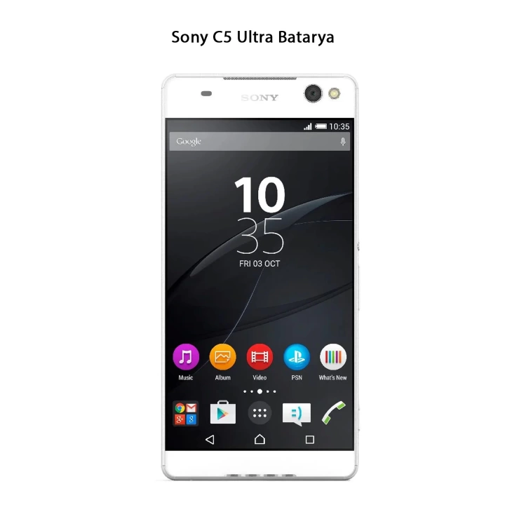 Sony Xperia C5 Ultra Telefonlarla Uyumlu Batarya 2930 mAh