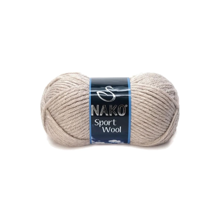 Sport Wool Atkı Bere Ceket Yelek Örgü İpi Yünü No: 2167 Kanvas Beji