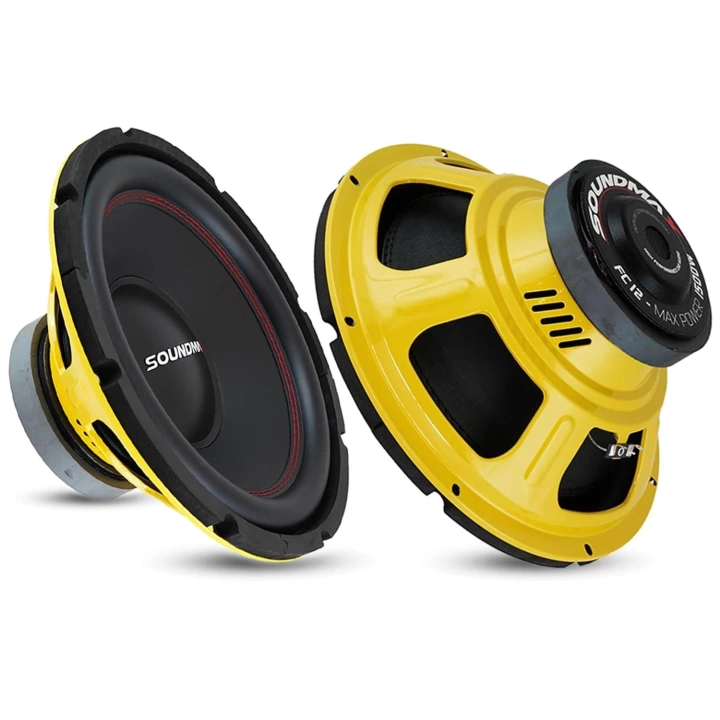 SX-FC12 Oto Bass Subwoofer 30cm 1500 Watt Sarı 1 Adet