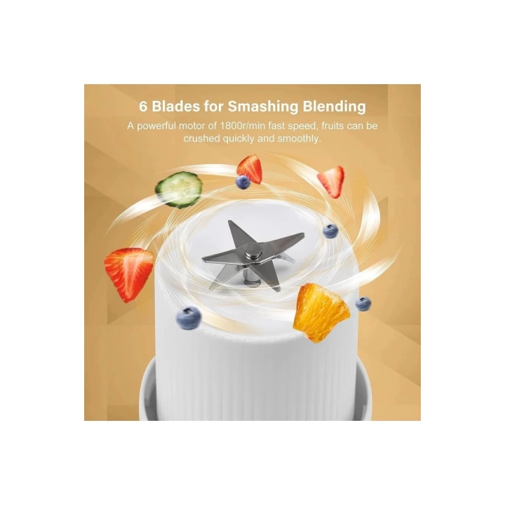 Taşınabilir El Blender 420 ML Meyve Smoothie Hazırlama Şişe Şeklinde Pratik