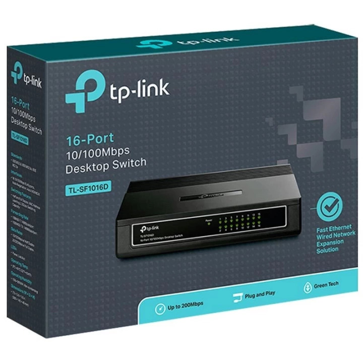 TL-SF1016D 16 PORT 10/100 MBPS SWITCH