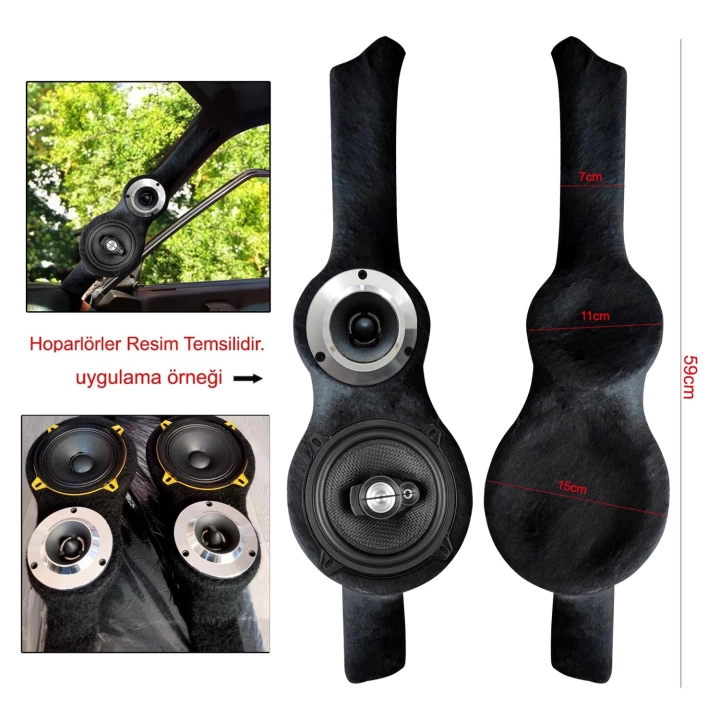 TOFAŞ ÖN DİREK PANDİZOT ÇİFT 13CM HOPARLÖR 10CM TWEETER (2 ADET)