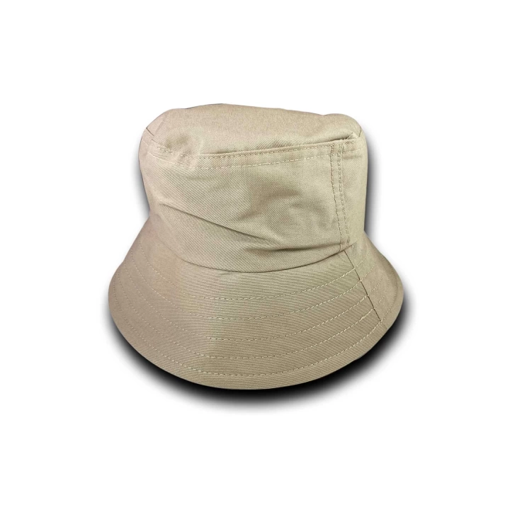 Unisex Kova Şapka Balıkçı Şapka Bucket Hat Bej