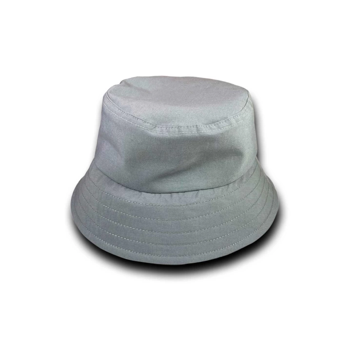 Unisex Kova Şapka Balıkçı Şapka Bucket Hat Gri