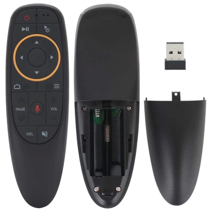 ShopZum  KR G10 ANDROID-WINDOWS-MAC-LINUX-TV BOX UYUMLU SES KOMUTLU AIR MOUSE 2.4GHZ SMART TV AKILLI KUMANDA