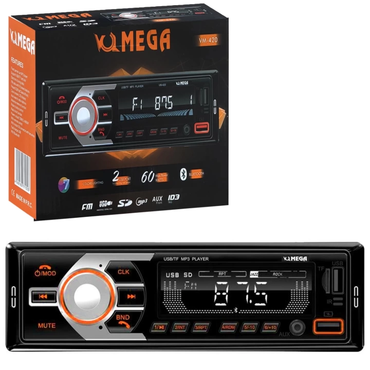 VM-420 Oto Teyp 4X60 Watt Bluetooth