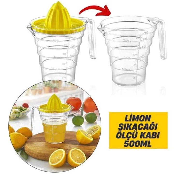 Waugh Ölçülü 500 Ml Limon Portakal Sıkacağı 717318