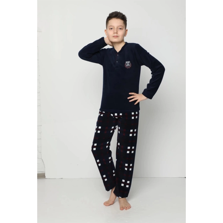 Welsoft Polar Erkek Çocuk Pijama Takımı 4529