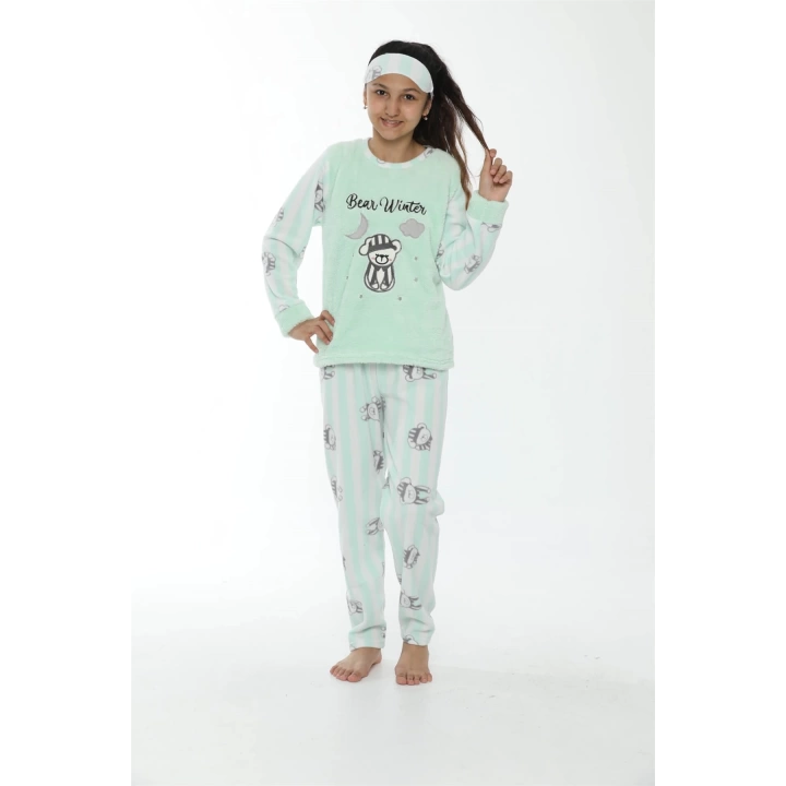 Welsoft Polar Kız Çocuk Pijama Takımı 4533