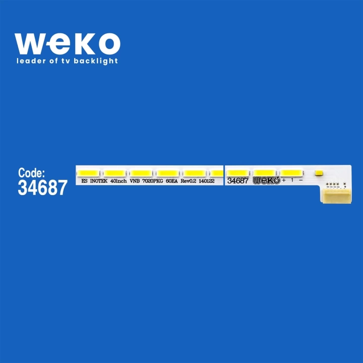 WKSET-5240 34687X1 40INCH VNB 7020PKG 60EA REV0.2  1 ADET LED BAR