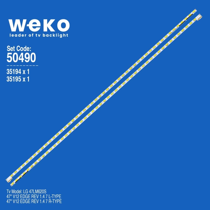 WKSET-5490 35194X1 35195X1 47 V12 EDGE REV1.4 2 ADET LED BAR (48LED)