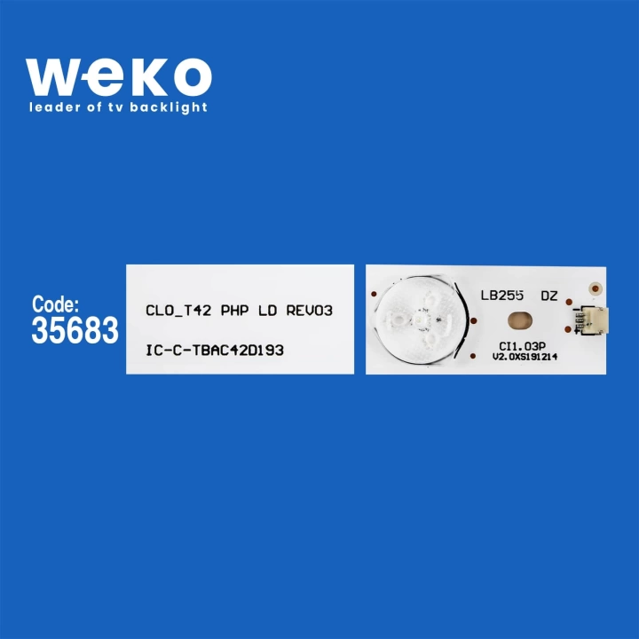 WKSET-5728 35683X4 CL0_T42 PHP LD REV.03 - IC-C-TBAC42D193 4 ADET LED BAR