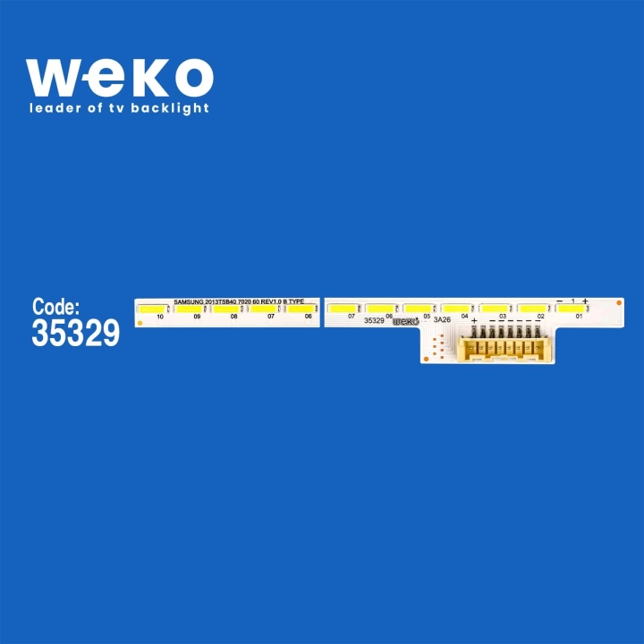 WKSET-5951 35329X1 SAMSUNG 2013TSB40 7020 60 REV1.0 B TYPE 1 ADET LED BAR