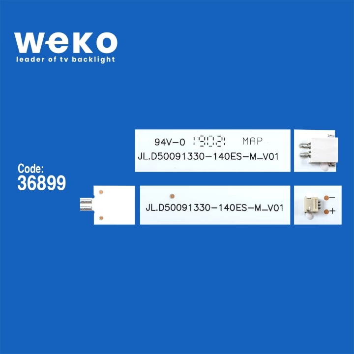 WKSET-6118 36899X4 XMNJ50D09-ZC26AG-02 9S1P   303XM500032 4 ADET LED BAR