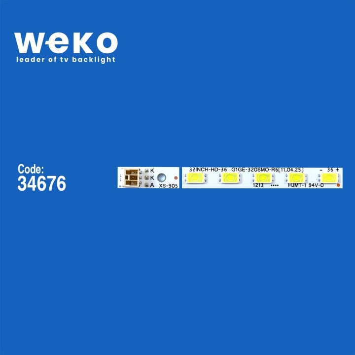 WKSET-6125 34676X2 32INCH-HD-36 - G1GE-320SM0-R6 2 ADET LED BAR