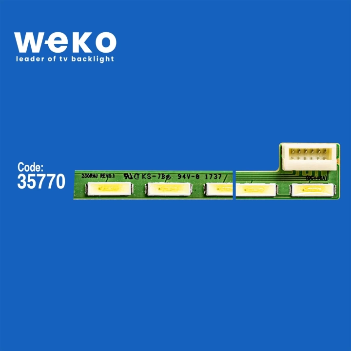 WKSET-6156 35770X1 230RNJ REV0.1 - JLNB15Y8 - 4LU813P7   1 ADET LED BAR