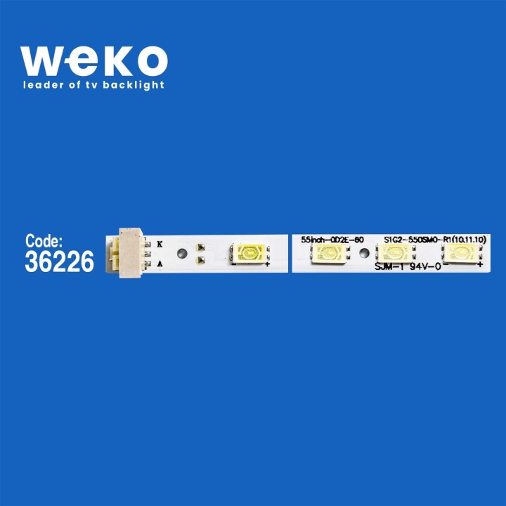 WKSET-6238 36226X4 STS550A26_60LED_REV.3_5630PKG_100830 4 ADET LED BAR