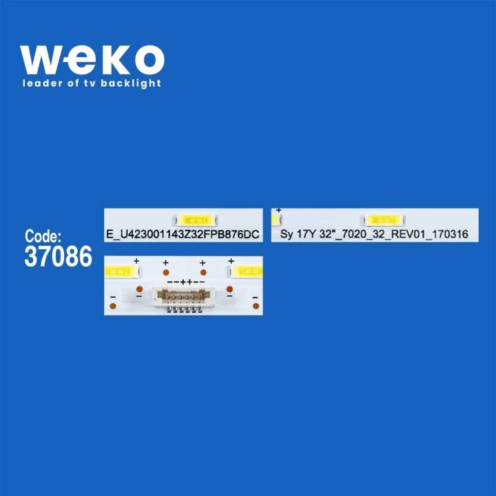 WKSET-6374 37094X1 SONY 17Y 32_7020_32_REV01_170316  1 ADET LED BAR