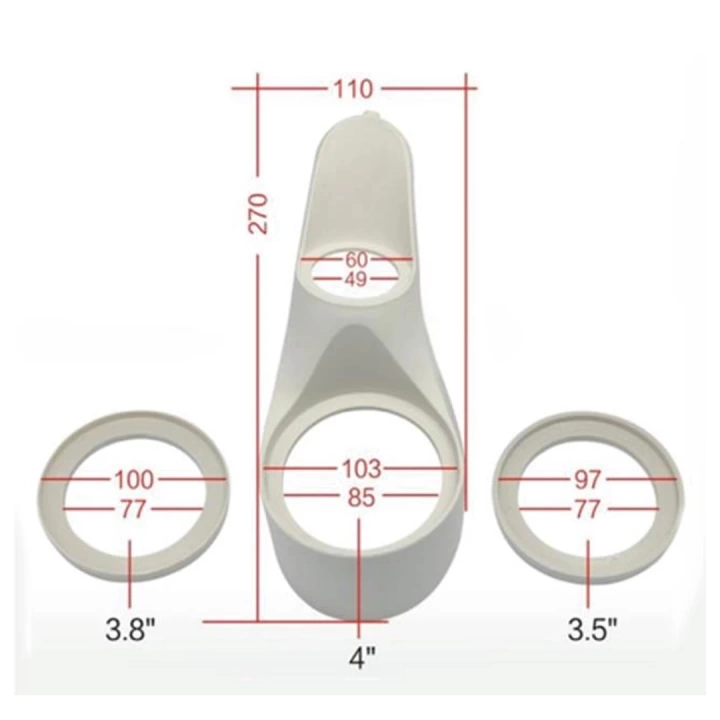 XYP-POD2 3.5 - 3.8 - 4 TWEETER MONTAJ YUVASI 1 ÇİFT (PLASTİK)