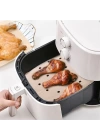 100 Adet ShopZum Air Fryer Pişirme Kağıdı Tek Kullanımlık Hava Fritöz Yapışmaz Yağlı Kağıt Delikli  Model