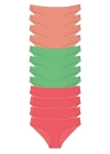 12 adet Süper Eko Set Likralı Kadın Slip Külot 509