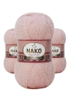 3 Adet Angora Lüks El Örgü İpi Powder 21356