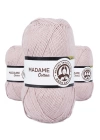 3 Adet Madame Cotton El Örgü İpi Yünü 100 gr 025 Leylak