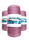 3 Adet Polyester Makrome İpi 350 Gül 100 gr