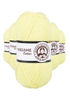 5 Adet Madame Cotton El Örgü İpi Yünü 100 gr 006 Açık Sarı