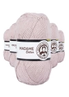 5 Adet Madame Cotton El Örgü İpi Yünü 100 gr 025 Leylak