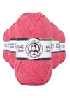 5 Adet Madame Cotton El Örgü İpi Yünü 100 gr 043 Koyu Pembe