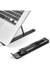 7 Kademeli Ayarlı Katlanabilir Laptop Tablet Standı Siyah