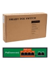 ShopZum 4+2 PORT 10/100 MBPS 72 WATT POE ETHERNET SWITCH