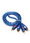 ANFİ KABLOSU Robotrend 2RCA 2RCA 1.8MT GOLD 1.KALİTE