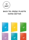 BACK Tel Dikişli Plastik Kapak Defter A5 60 Yaprak Çizgili