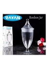 Bonbon Jar Tall Ayaklı Fanus Şekerlik 33 Cm. Royaleks-81190