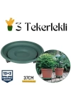 Coadura Tekerlekli Saksı Taşıyıcı ve Altığı 37 CM YEŞİL 716869